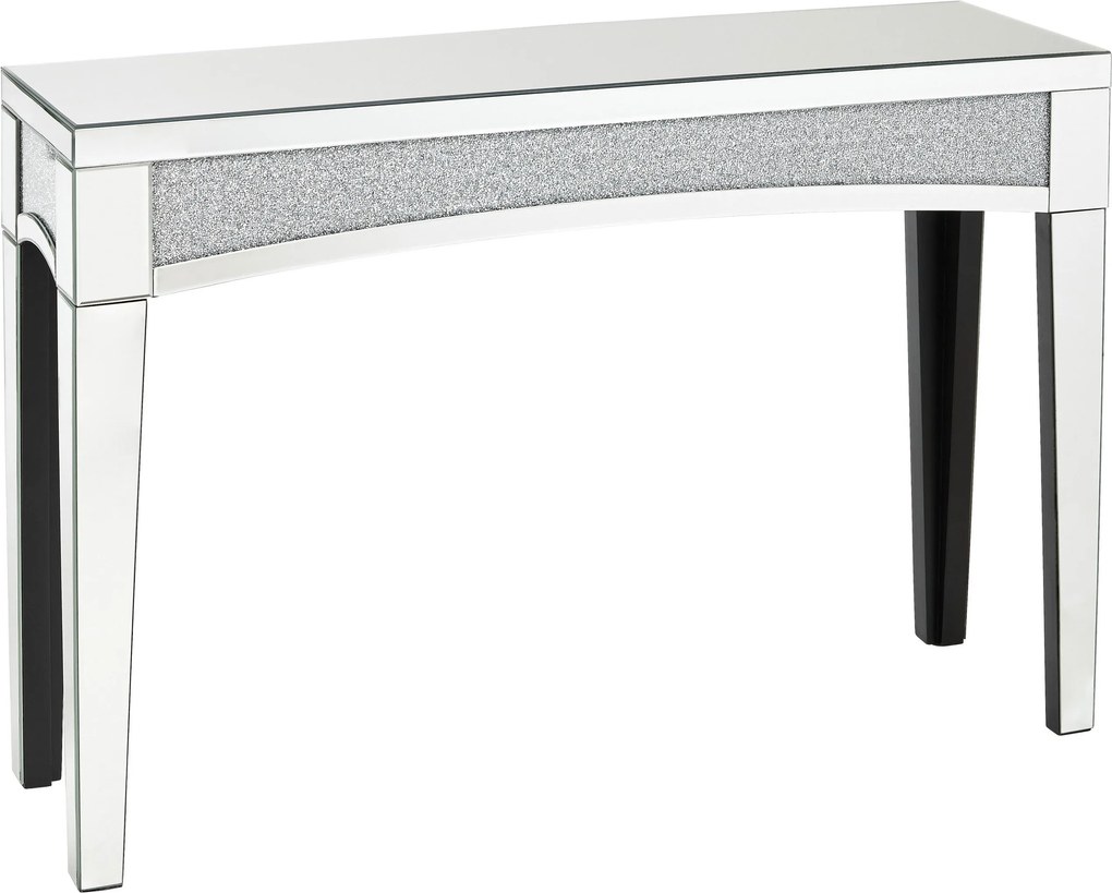 XXXLutz KONZOLOVÝ STOLÍK, strieborná, 120,5/81/35,5 cm Xora - Stolíky do obývačky - 001047005006