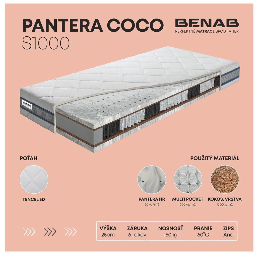 Taštičkový matrac Benab Afrodita Coco S1000 200x120 cm (T4/T5). Vlastná spoľahlivá doprava až k Vám domov. 763499