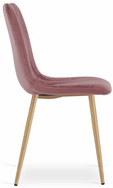 Jedálenská stolička LAVA ružová