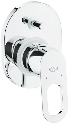 Grohe BauLoop sprchová a vaňová batéria vrátane podomietkového telesa chróm 29041000 G29041000