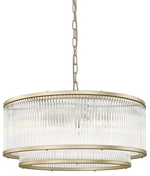 Zuma Line P0528-06H-V6AC - Luster na reťazi SERGIO 6xE14/60W/230V zlatá