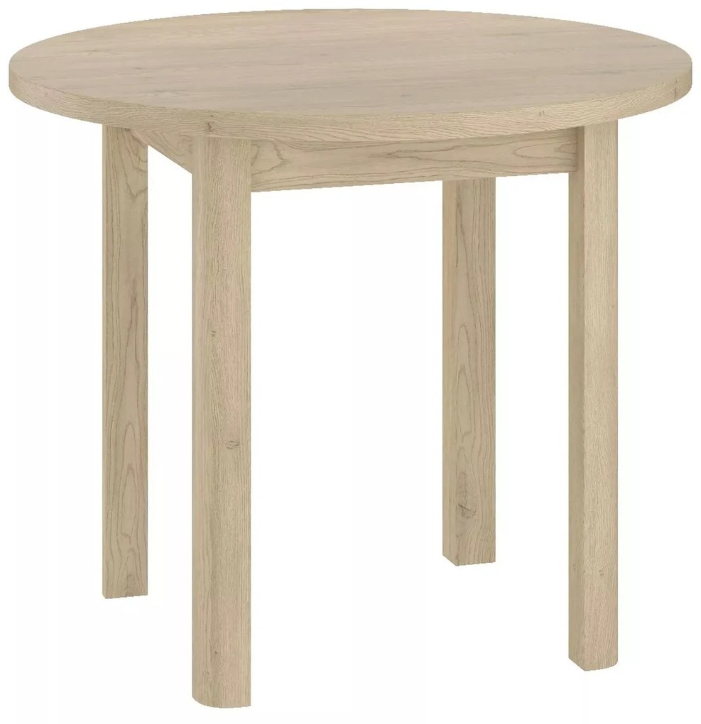 Kulatý jídelní stůl Adam 80 cm dub cremona torro