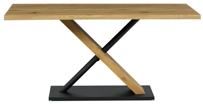 Autronic BONTEC Jedálenský stôl 160x90cm, mdf, dub, AT-3018 OAK Farba: Hnedá