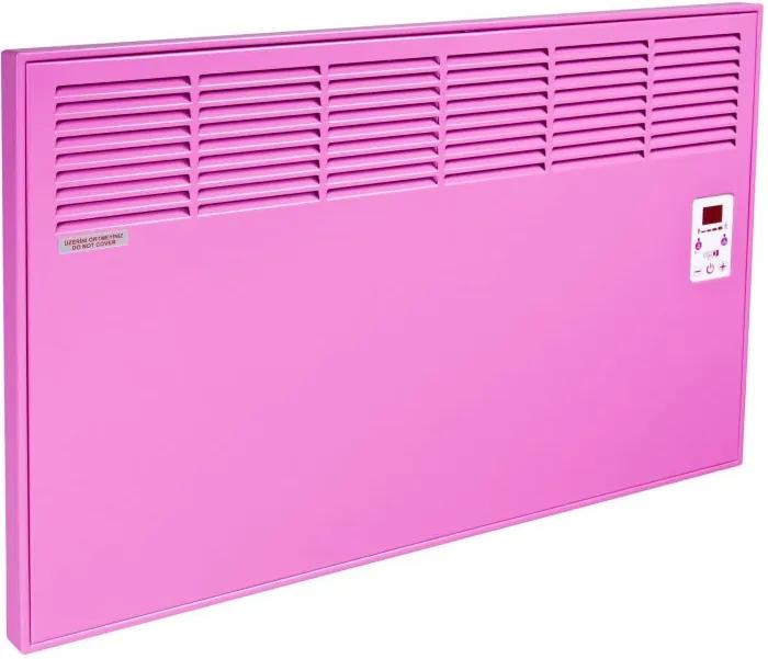 Vigo EPK 4590 E20 2000 W digitálny elektrický konvektor ružový