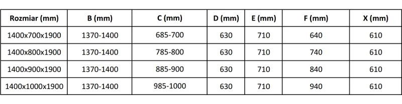 Mexen Apia, sprchový kút s posuvnými dverami 140 (dvere) x 100 (stena) cm, 6mm číre sklo, čierny profil + biela sprchová vanička, 840-140-100-70-00-4010B