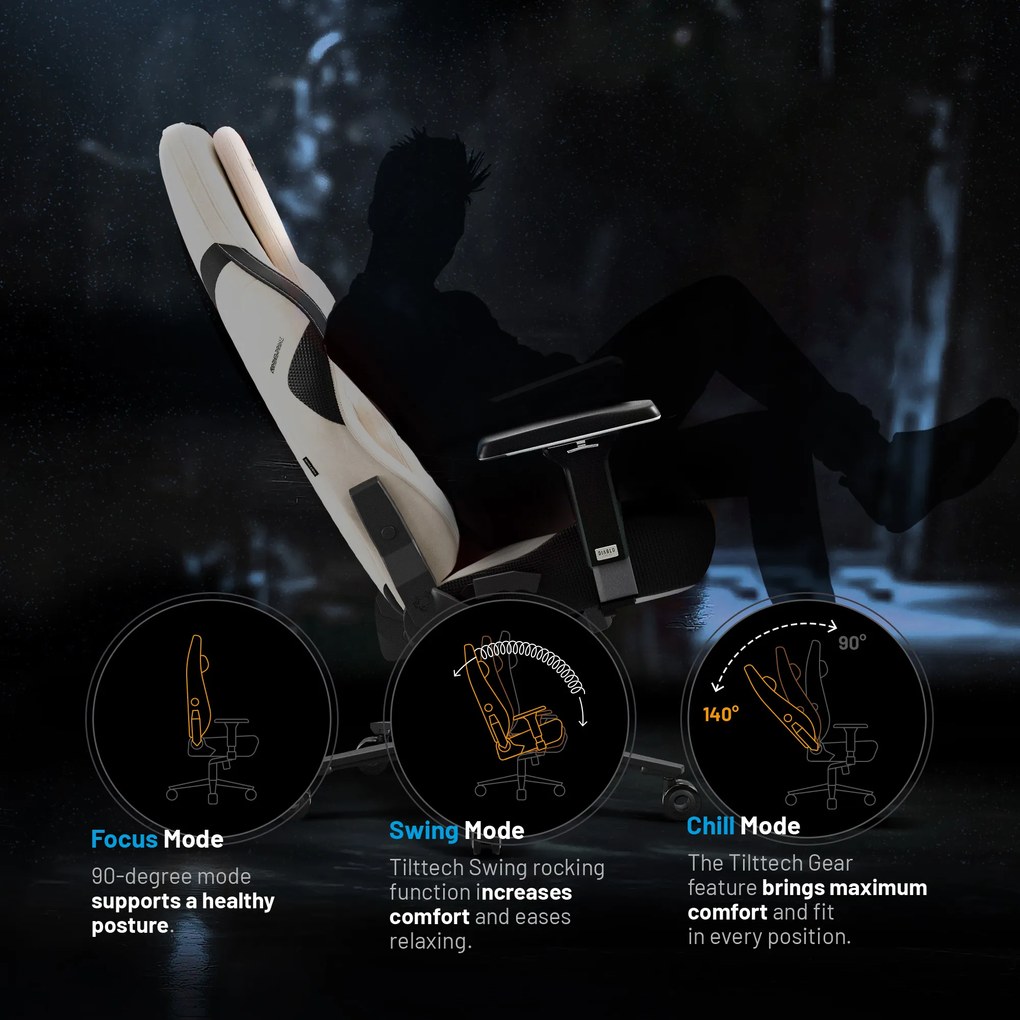 Béžové herné kreslo Diablo X.ONE Prime Desert Storm