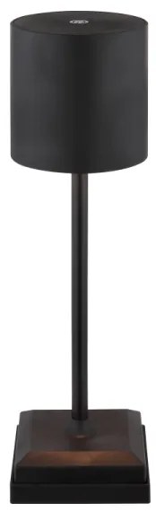 Globo 58487B - LED stmievateľná dotyková nabíjacia stolná lampa DIXON 1,5W/5V 2200 mAh čierna