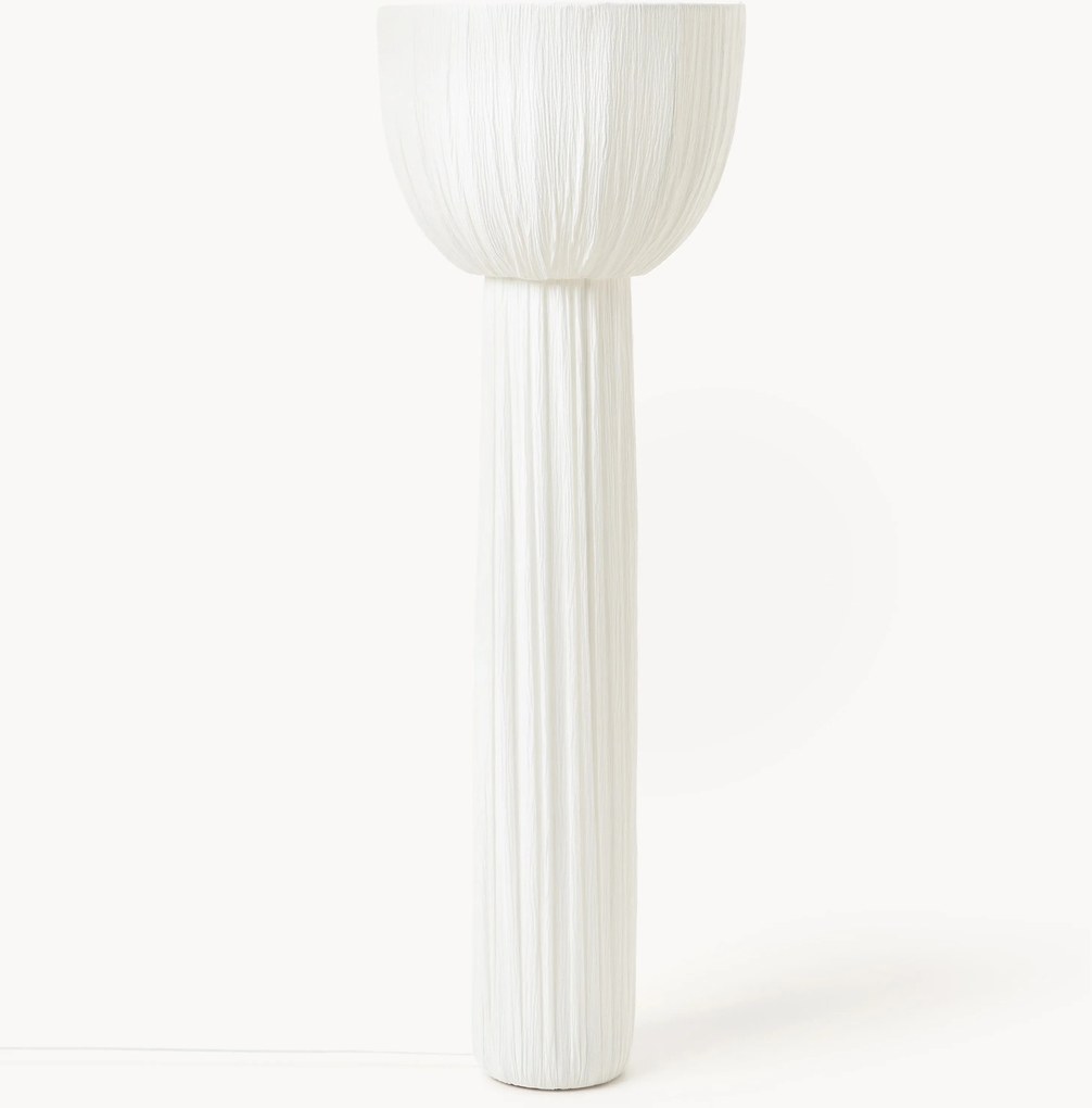 Textilná stojacia lampa Maeva