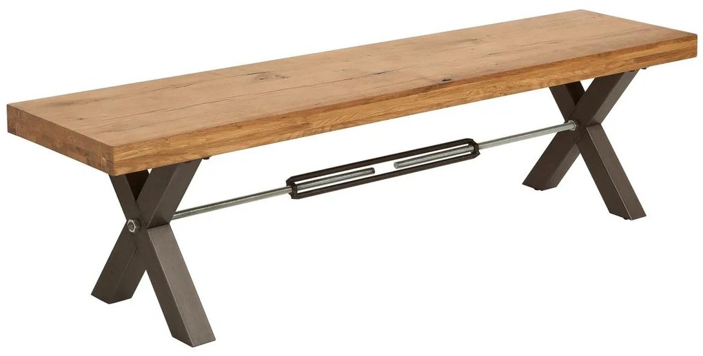 Dizajnová lavica Thunder, 180cm, divý dub