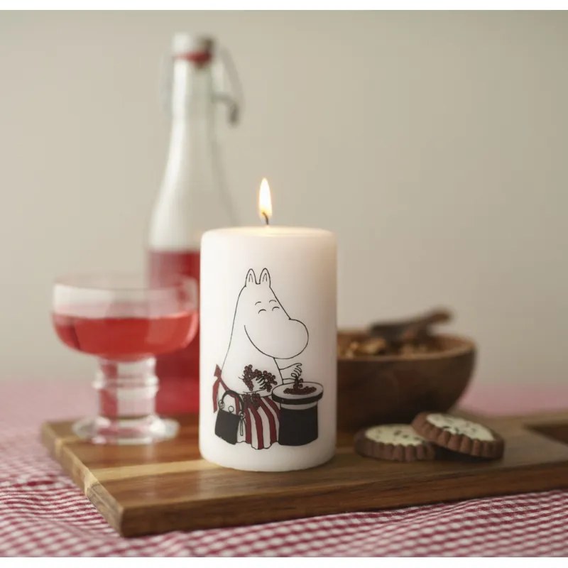 Sviečka Moominmamma, bílá