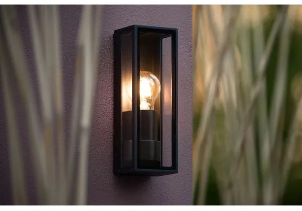 Lucide 15802/01/30 - Vonkajšie nástenné svietidlo DUKAN 1xE27/15W/230V IP65