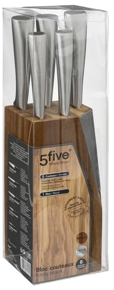 Nôž so stojanom Nilson sada 5ks