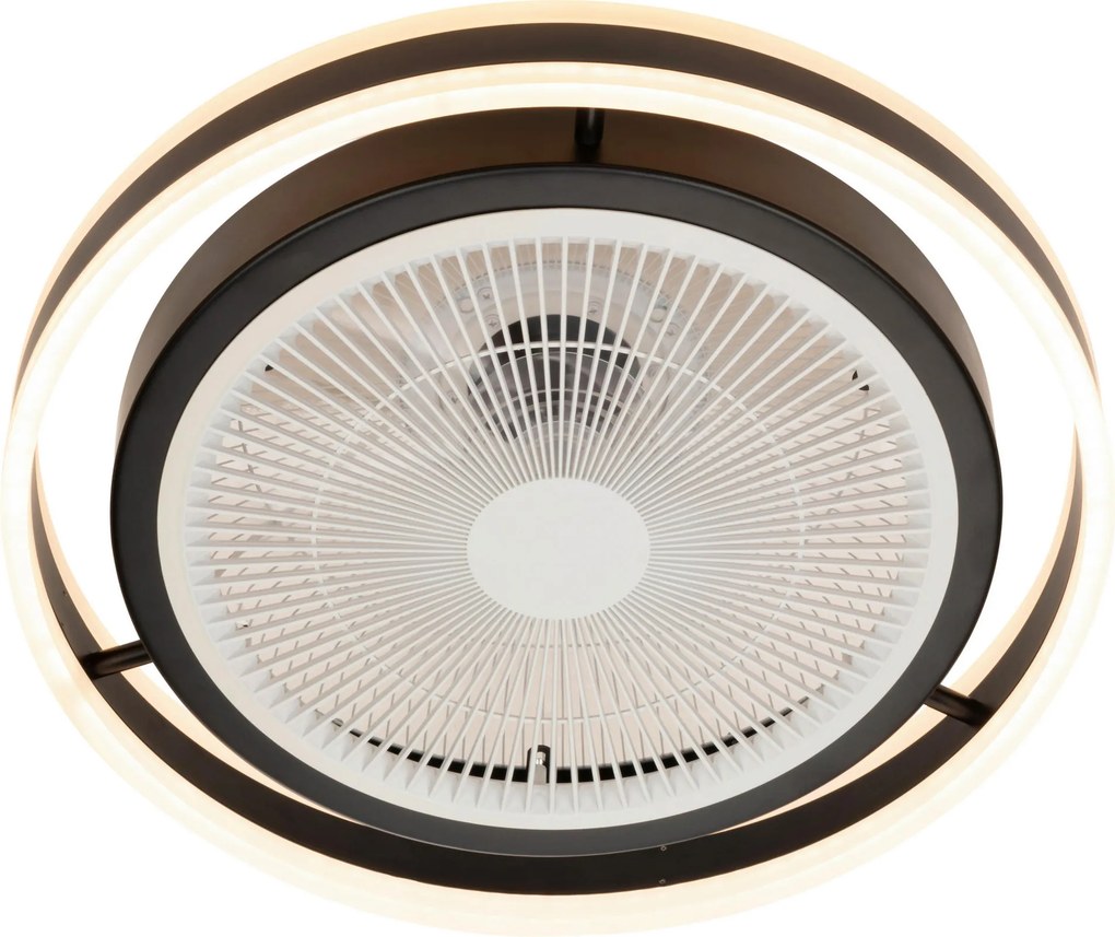 XXXLutz STROPNÝ VENTILÁTOR, 49,5/16,8 cm Mican - Interiérové svietidlá - 0040070015