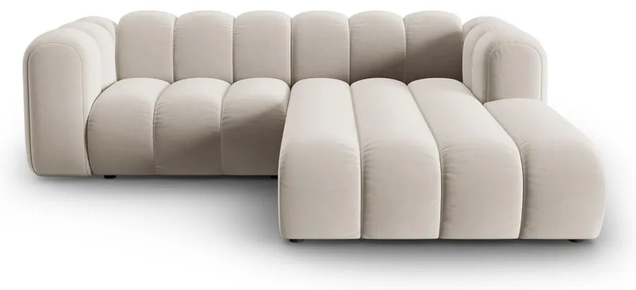 Béžová rohová pohovka (pravý roh) Lupine – Micadoni Home