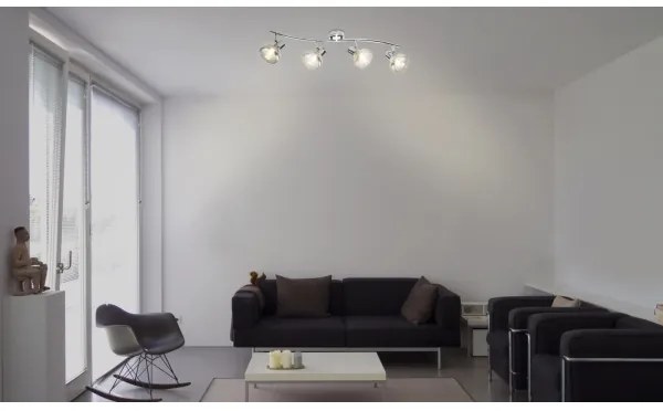 GLOBO 54921-4 - Bodové svietidlo LOTHAR 4xE14/40W/230V