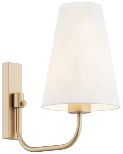 Argon 8312 - Nástenná lampa SAFIANO 1xE27/15W/230V zlatá