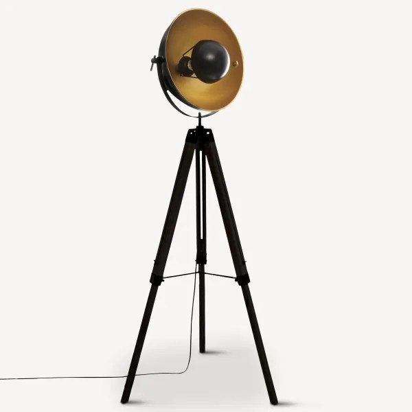 Atmosphera - Stojacia lampa LAHTI 1xE27/25W/230V paulovnia