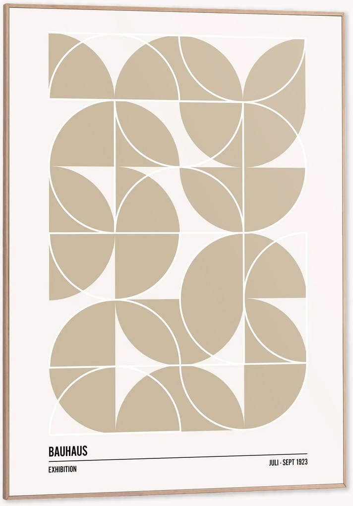 Nástenná dekorácia v ráme Bauhaus