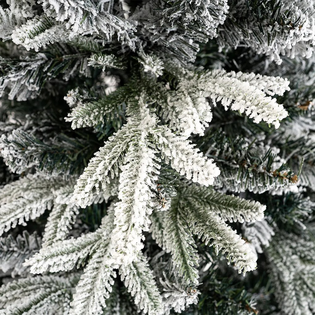 Vianočný zasnežený stromček so stojanom Cardiff, 120 cm, 120 cm