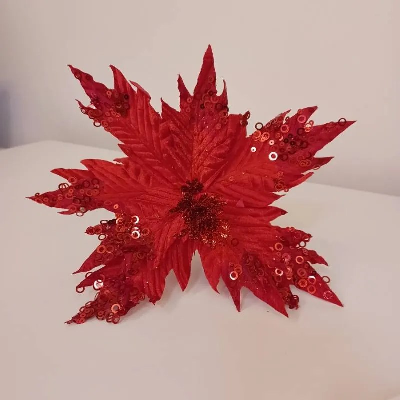 DECOLED Květ, 30 x 23 cm, červená