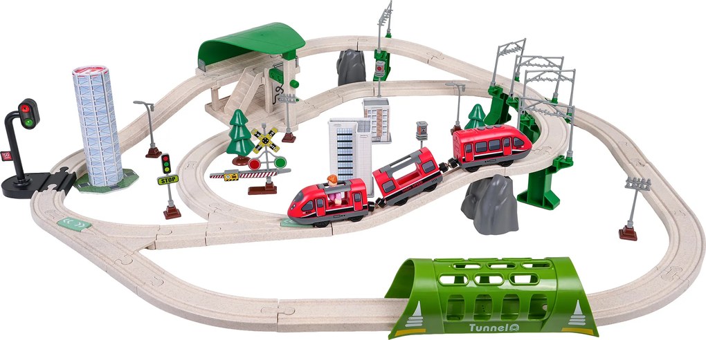 Ramiz Železničné mesto so svetlami a zvukom Funkcia 89el.