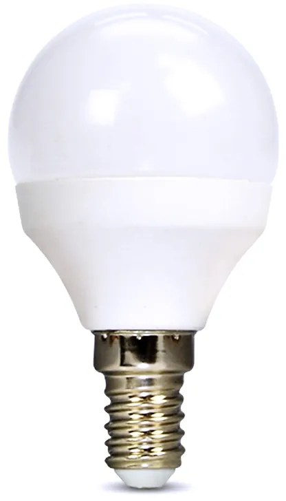 SOLIGHT LED žiarovka miniglobe matná G45 8W, E14, 4000K, 720lm