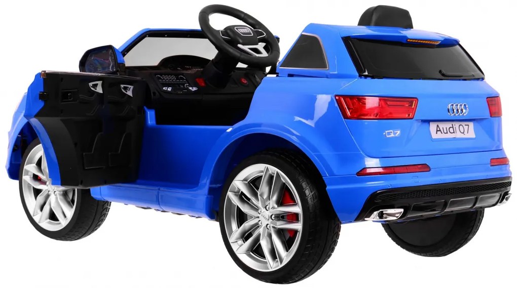 RAMIZ Elektrické autíčko Audi Q7 Quattro S-Line + diaľkové ovládanie + EVA + MP3 LED rádio