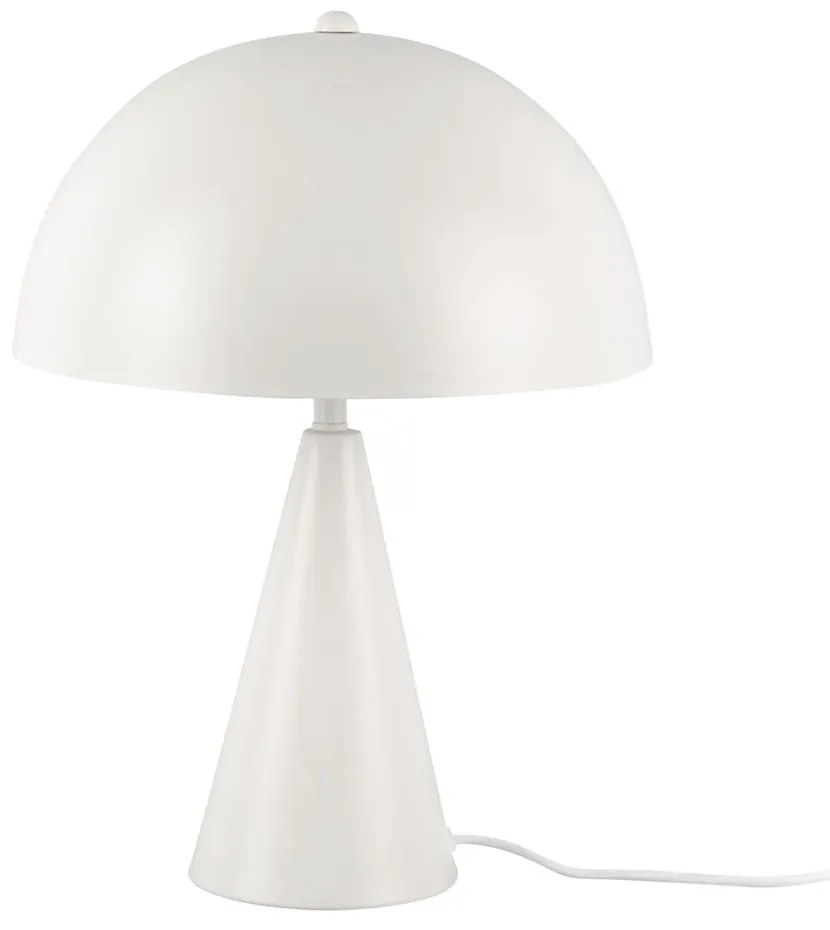 Biela stolová lampa Leitmotiv Sublime, výška 35 cm