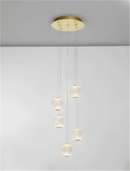 Luster na lanku Brillante 30 zlaté