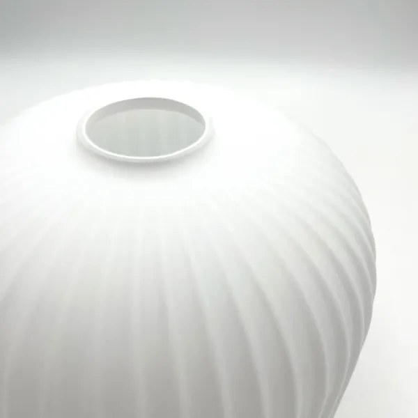 Luster na lanku HARMA 1xE27/15W/230V pr. 20 cm biela/zlatá