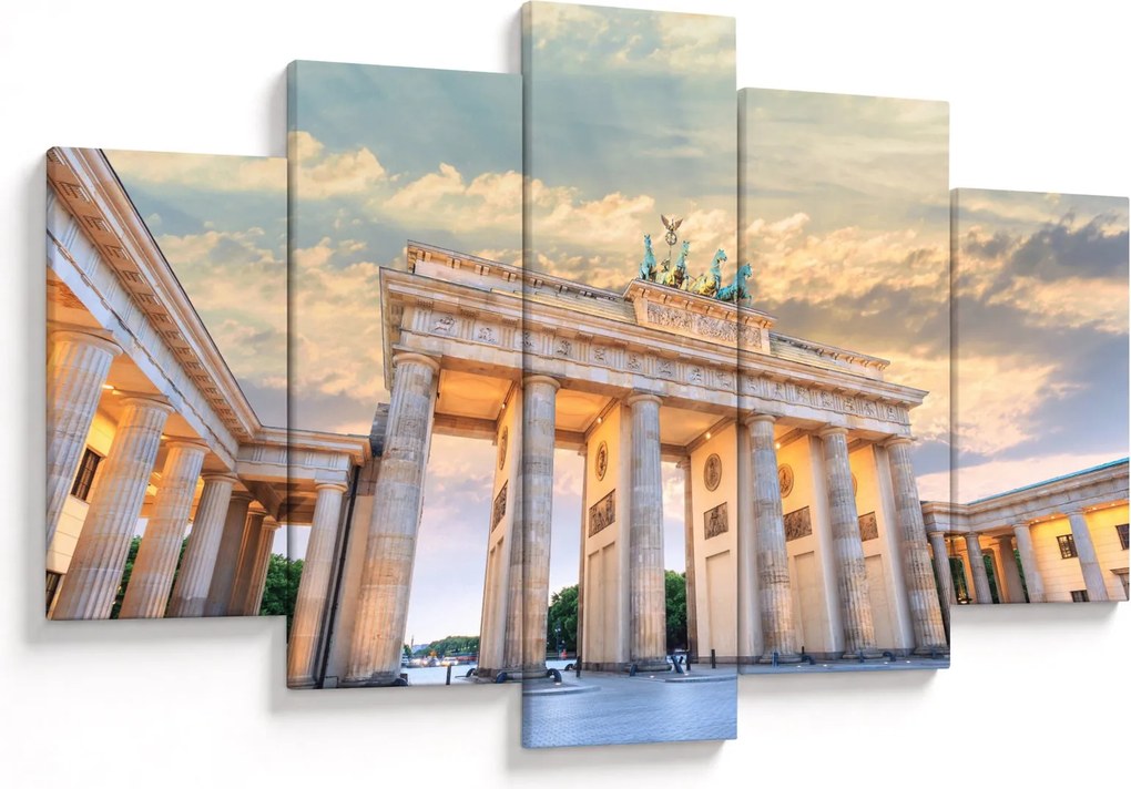 Obraz - Brandenburská brána, Berlín, Nemecko (150x105 cm)