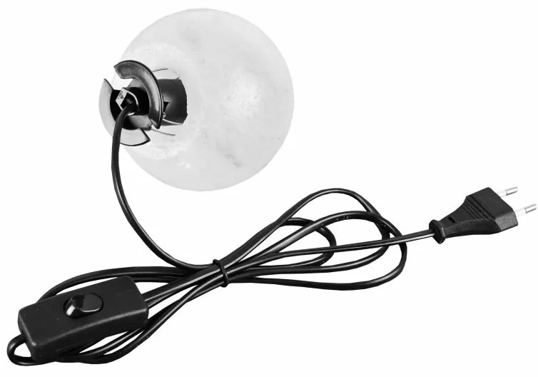 Soľná lampa Mesiac