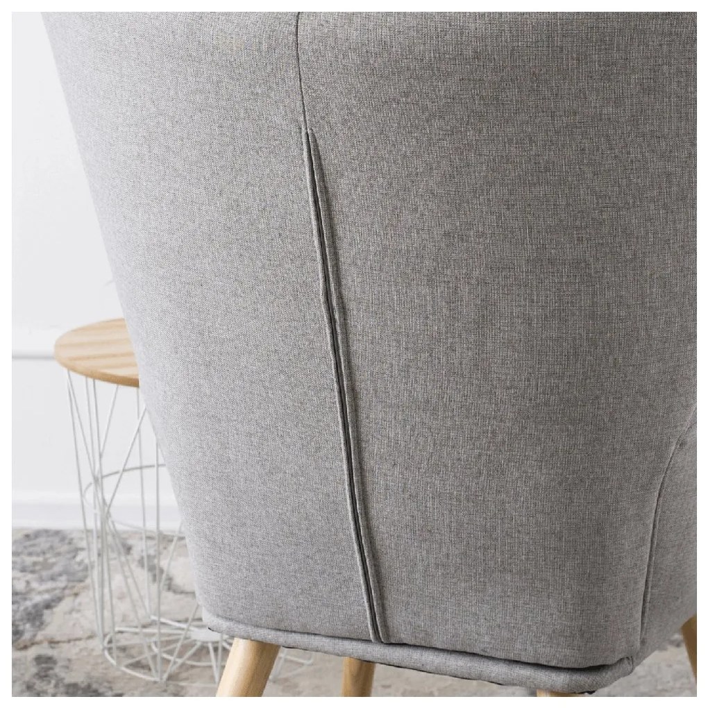 PROXIMA.store - Moderné kreslo LOZANO 2 FARBA: sivá