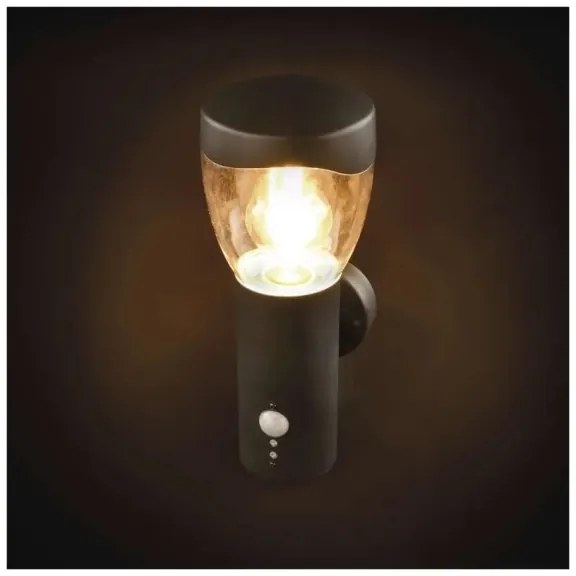 Vonkajšie nástenné svietidlo so senzorom ARTEO 1xE27/15W/230V IP44