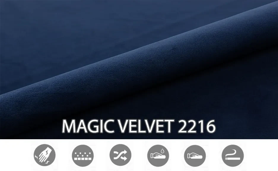 Manželská posteľ Boxspring 160 cm Morcano (tmavomodrá) (s úložným priestorom). Vlastná spoľahlivá doprava až k Vám domov. 1020336
