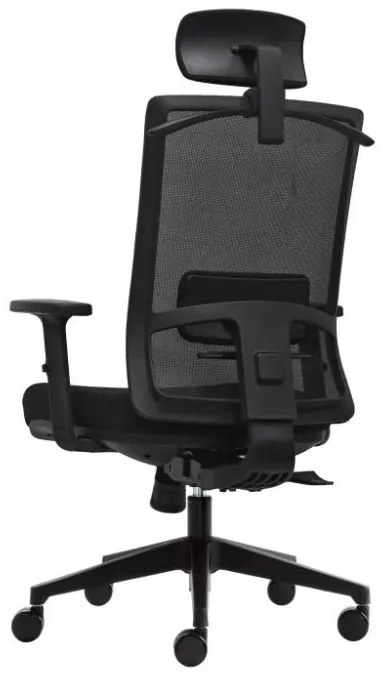 Kancelárska ergonomická stolička DVIS — látka, sieť, viac farieb Antracit
