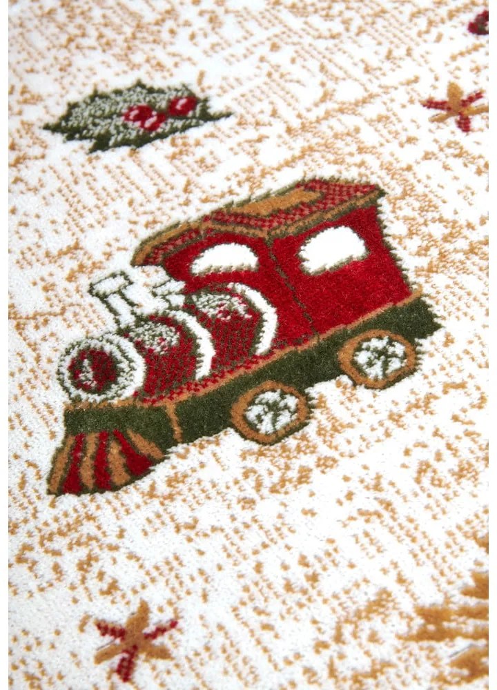 Červený behúň s vianočným motívom s prímesou bavlny 80x200 cm Toy's Delight Red Christmas – Villeroy&amp;Boch