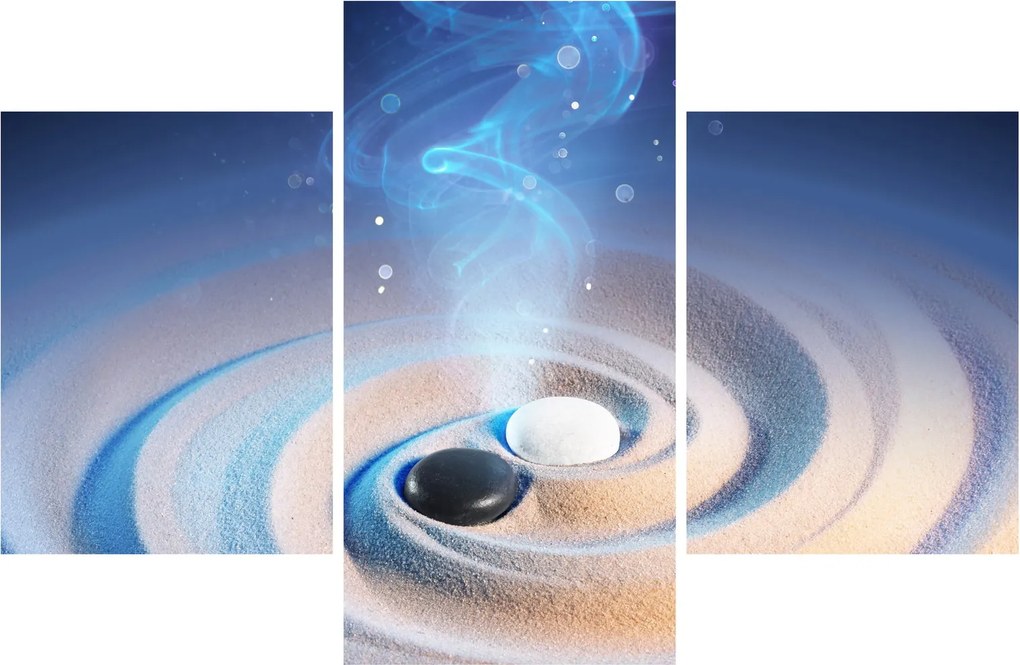Obraz - Éterický yin-yang (90x60 cm)