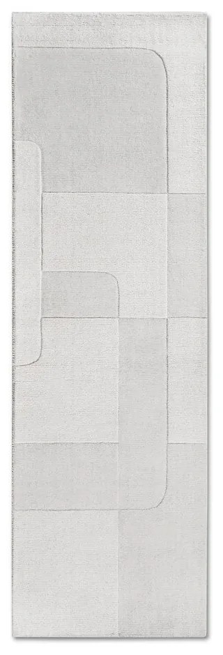Krémovobiely ručne tkaný vlnený behúň 80x250 cm Charlotte – Villeroy&amp;Boch