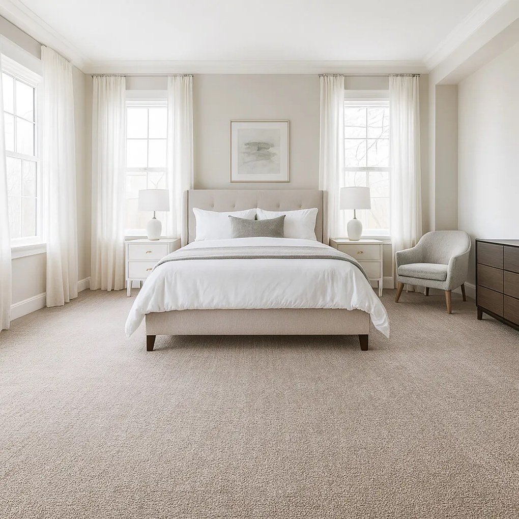 Koberec metráž Ferrara 7751, na mieru, šíře 5m, hnedá, filc, detská izba, ITC