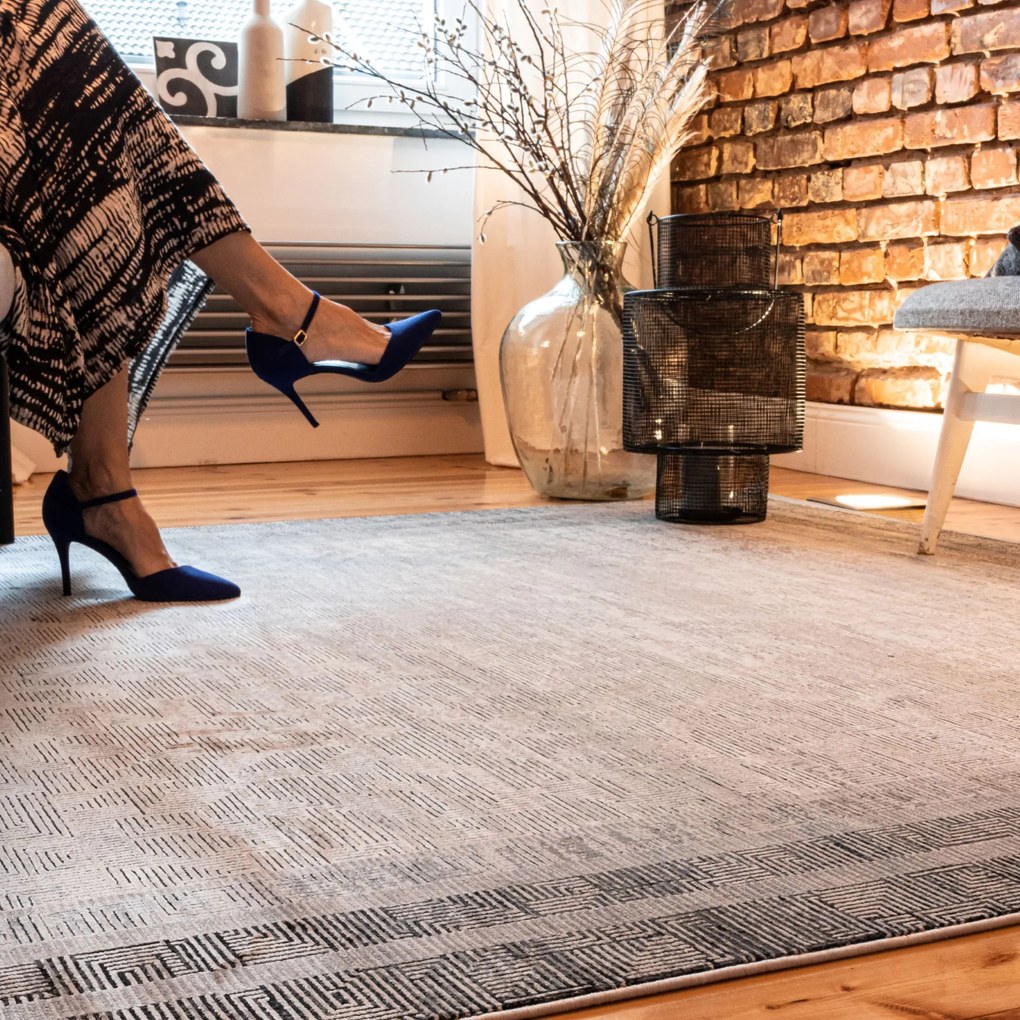 Obsession, Kusový koberec My Eden of Obsession 202 grey, 80x150, šedá, chodba / predsieň