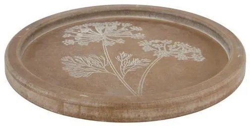 Drevený servírovací podnos Lyle, (fi) 38 cm