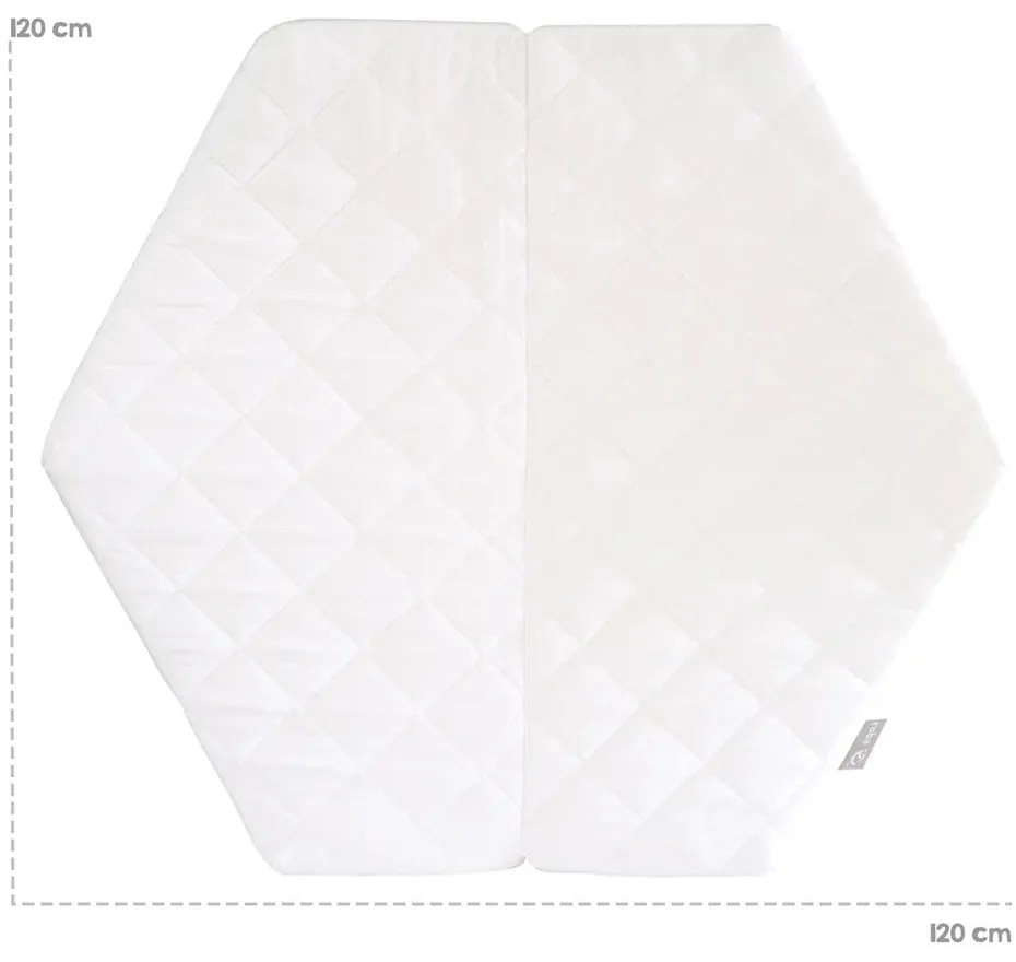 Biela detská ohrádka 112x97 cm Roba style – Roba