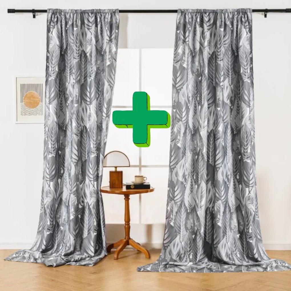 Dizajnové závesy PERUN 140x270 cm (2 ks), vzorované