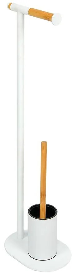 Stojan WC Biela/Bambus Bpl0122aa