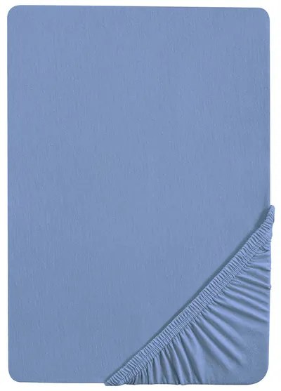 Biberna Napínacia plachta (modrá, 140 – 160 x 200 cm)  (100226989)