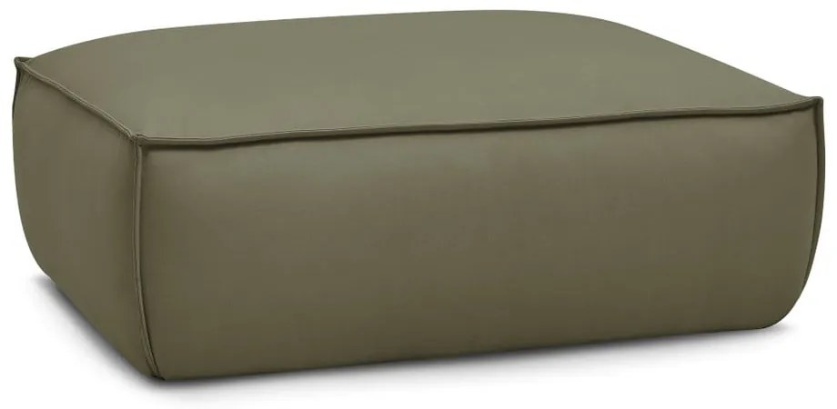 Zelená podnožka z imitácie kože Boheme – Bobochic Paris