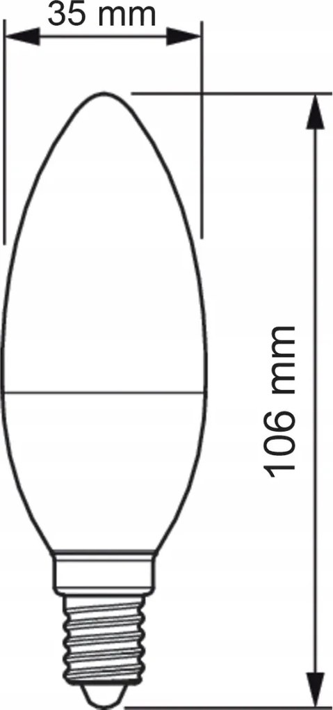 LED žiarovka Corepro Philips Premium E14 - 5W - 470 Lm - teplá biela