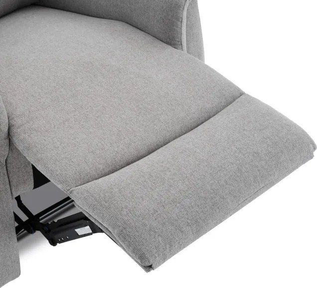 Polohovacie kreslo sivé TV-916 SIL2