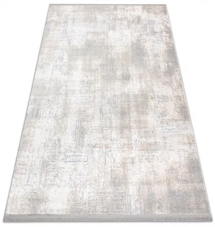 Moderný koberec TULS štrukturálny, strapce 51231 Vintage slonová kosť / sivá Veľkosť: 240x330 cm